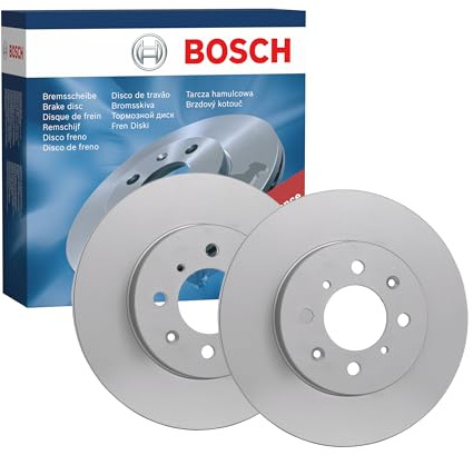 Bosch BD2024 Bremsscheiben vorne - 262 mm - 1 Satz aus 2 Scheiben | Belüftete Scheiben - ECE-R90-zertifiziert - hohe Kühlleistung, verlässliche Bremsleistung, Korrosionsschutz