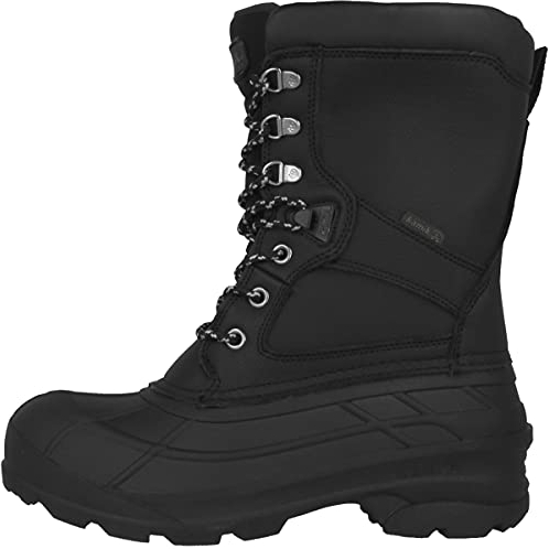 Kamik Nationpro, Stivali da Neve Uomo, (Black-Noir), 45 EU