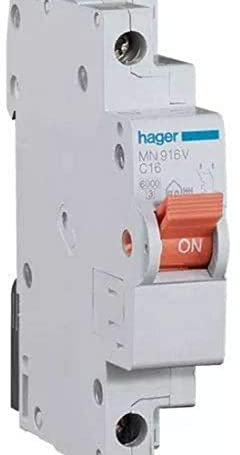 Interruptor automático magnetotérmico serie MN, 1P+N, 20A, curva C, 6KA, 1 mód