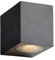 Lucide ZORA-LED - Wandstrahler Außen - LED Dim. - GU10 - 1x5W 3000K - IP44 - Schwarz