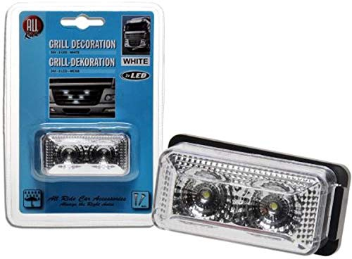 Weiß 6 cm LED Position Grill Light 24 Volt Kompatibel mit Scania Volvo ERF Hino Mercedes