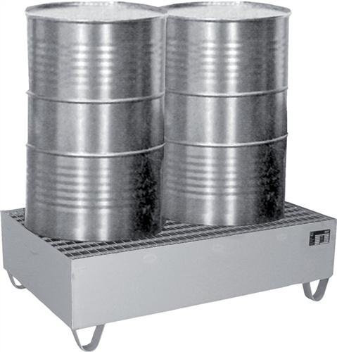 Bauer GmbH Auffangwanne f. 2x200l Fässer B1200xT800xH360mm VA