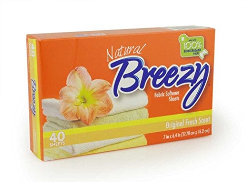 Breezy Original Fresh Biologisch abbaubare Weichspüler, 40 Stück