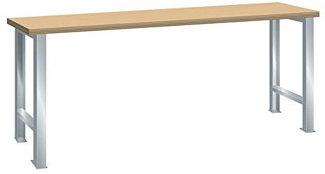 LISTA Art.Nr. 40.961.020 Werkbank (BxTxH) 1500x700x840mm Lichtgrau RAL 7035