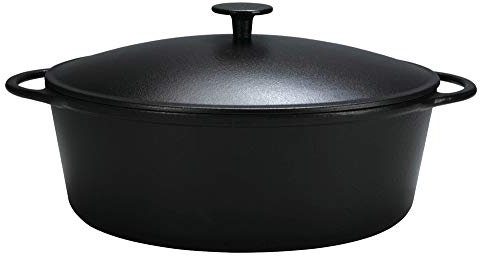 Karl Krüger Gusseisen Bräter, schwarz, 34 cm