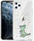 Unov Case Compatible with iPhone 11 Pro Case Clear with Pattern Slim Protective Soft TPU Bumper Embossed Design Shock Absorption 5.8 Inch (Rainbow Dinosaur)