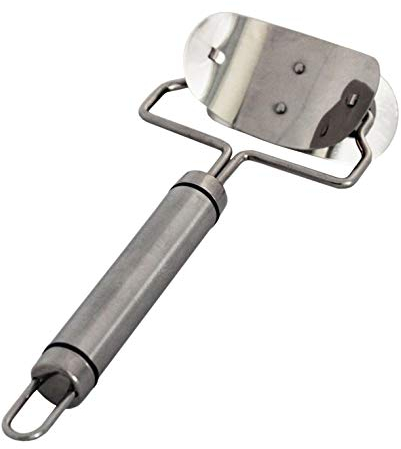 rukauf. Teigmesser für Pelmeni und Wareniki mit Edelstahl-Griff, 21 cm lang, 7,2cm Schneidbreite