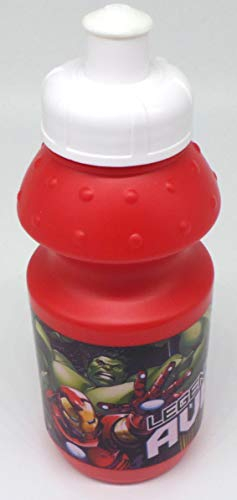 TDL Marvel Avengers Trinkflasche Sport - Offiziell Lizensiert - 350 ml - PVC-frei - PE Kunststoff - Sports Bottle
