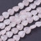 FASHEWELRY 1 Strands Natural Rose Quartz Heart Beads 6mm Misty Rose Loose Stone Beads Strands for DIY Bracelet Necklaces Jewelry Making