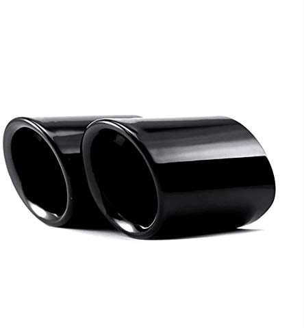 iSpchen Auto Auspuffrohr Auspuffblende Heckschalldämpfer Edelstahl Auspuffblenden Auto Auspuff Schalldämpfer Auspuff Endrohr Trim kompatibel mit 5er 520d 520i 523i 525 528i 530i 530d 5gt F07 GT F10