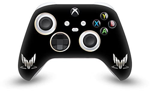 Head Case Designs Offiziell Offizielle EA Bioware Mass Effect Gespenst 3 Abzeichen und Logos Matte Vinyl Haut Gaming Aufkleber Abziehbild Abdeckung kompatibel mit Xbox Series X/S Controller