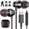 USB C Kopfhörer für Samsung Galaxy A55 A35 A54 A34 Z Flip6 S23FE,In-Ear Kopfhörer USB C Anschluss mit Kabel USB C Headset Typ C Kopfhörer Ohrhörer für iPhone 16 15 Pixel 8a 9 7a Poco X6 Pro Realme 12