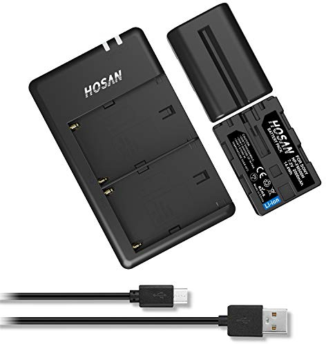 HOSAN NP-FM500H Akkus für Sony NP-FM500H Sony Alpha A58 A57 A65 A77 A99 A900 A700 A580 A560 A550 A850 SLT a99 II TR917