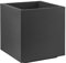 Ve.ca Vaso fioriera QUADRATO CUBO MATHERIA in plastica CON RUOTE 50CM VECA COLORE ANTRACITE AMDGarden