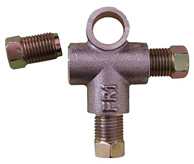 Hydraulischer Bremsen-T-Anschluss 3-Wege-T-Stück-T-Stück Bremsleitung mit 3 Außenmuttern Short Union Metric Brake Accessoires