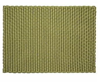 PAD - Fußmatte - Uni - 100% Polyester - Farbe: Olive/Grün - 72 x 92 cm