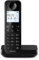 Philips D2701B Schnurloses Festnetztelefon, 11,6 cm (4,6 Zoll), vertikales Mikrofon, Freisprecheinrichtung, bis zu 14 Stunden, optimierte Antenne, Privatsphäre-Einstellungen, Schwarz