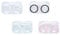 Othirls 4 PCS Contact Lens Cases, Colorful Contact Lens Container Holder, Outdoor Portable Mini Contact Lens Soak Storage Kit for Travel & Home