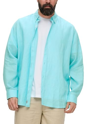s.Oliver Leinenhemd mit Button-Down-Kragen