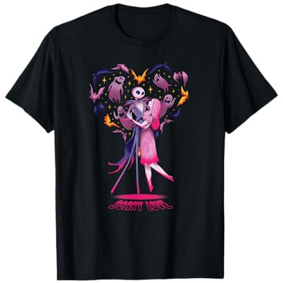 Disney The Nightmare Before Christmas Jack Sally Scary Love T-Shirt