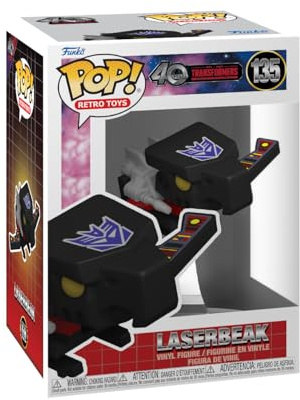 Funko Pop! Retro Toys: Transformers G1- Laserbeak - 1/6 Quote Für Seltene Chase-Variante - Transformers Classic - Vinyl-Sammelfigur - Geschenkidee - Offizielle Handelswaren - TV Fans