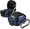 KUSINHOKA Funda para Samsung Galaxy Buds 2 Pro/Buds FE/Buds 2/Buds Pro/Buds Live, Carcasa Protectora con Gancho para Llavero para Auriculares, Anti-caída Protección Completa Funda Case, Azul
