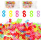 1000 Stück S Clips, Bunte Loom bänder Verschlüsse, Loom Bänder Zubehör, Loop Bänder Set Kinder Erwachsene, loom bänder clips, DIY Rubber Band Schmuck Zubehör für Den Anschluss Von Band Armbänder