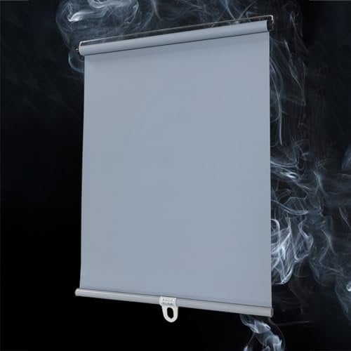 Estor Enrollable Opaca Sin Taladrar,Persiana Enrollable con Sistema de Muelles,Cortinas con Aislamiento Térmico,Retráctil Estores Parasol,para Ventanas,Oficina,Ancho X Alto (80cm x 150cm)