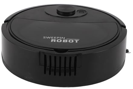 Fockety Robot Aspirador, 3 en 1 Fuerte Succión Aspiradora Robótica con Rueda de 360 Grados, Mini Aspiradora para Trapear Robot Trapeador Inteligente para Piso Duro Pelo de Mascota
