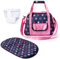 Bayer Design 69016AA Wickeltasche für Puppen, Winkelunterlage, Stoffwindel, Puppenzubehör, Tasche, Blau, Rosa