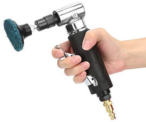 Druckluftschleifer Set Rechtwinkliger Stabschleifer 1/4' 20000 U/min BSP 90 Grad Pneumatischer Mini Stabschleifer Luftwinkelpolierer Zum Polieren
