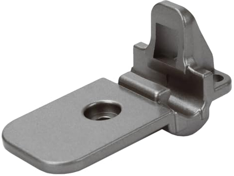 TALENTEC home | Bisagra de Puerta Compatible con Secadoras de ropa LG Dryer. Lista de Modelos Compatibles LG | Referencia MEF62782201 | Aleación de Zinc | Color Gris