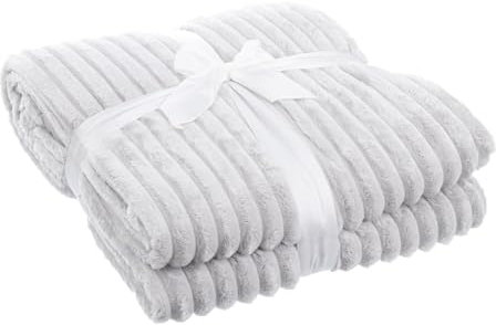 Magie di Natale Plaid Rachel Silver Kuscheldecke Weihnachten 150 x 200 cm Polyester