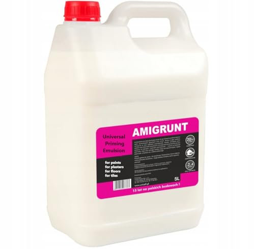 TRANS - PAL Amigrunt Binding Primer Clear, 5 Litres, Quick Drying, For Surfaces Prone to Peeling, Flaking, Dusting, Pack of 1