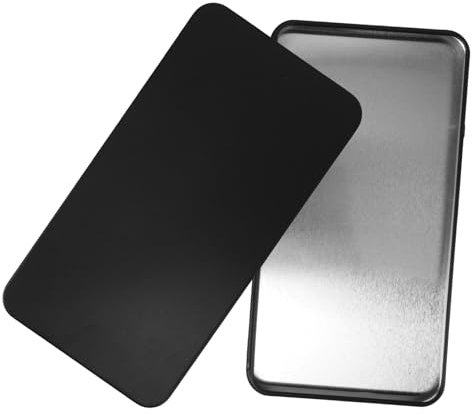 IWOWHERO Aufbewahrungsbox Aus Metall Kleine Blechdose Mit Deckel Rechteckige Dose Für Bargeld Münzen Bonbons Tragbare Organizerdose Für Reisebedarf