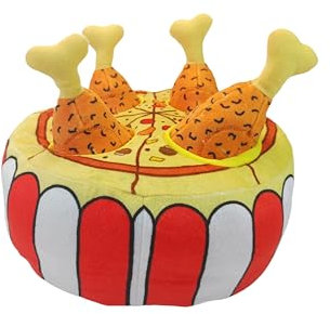 YABIS Hundespielzeug Pizza mit Hähnchenschenkeln – Die ultimative Snack- und Spiel-Herausforderung für neugierige Hunde