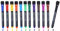 NIEEKRUN 12 Stück Whiteboard Marker Set, Magnetic Whiteboard Marker mit Schwamm, Rundspitze Markeerstift, Trocken Abwischbare Marker für Whiteboard Magnetisch, Kühlschrankkalender (1–2 mm)