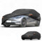 Partuto All-Weather Waterproof Car Cover - UV-Resistant Outdoor Full Exterior Protection for Tesla Model Y Aluminum Film Black with Right Side Zipper