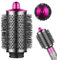 Runde Volumenbürste für Dyson für Airwrap Aufsätze, Große Volumenaufsatzbürste für Flaches Haar, schlaffes, Haarstyler Zubehör (Rosenrot)