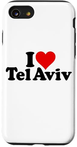 ICH LIEBE HERZ TEL AVIV Hülle für iPhone SE (2020) / 7 / 8