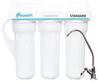 Ecosoft Standard PRO Filtro de Ósmosis Inversa - Con Bomba Integrada, Purificación Eficiente y Fácil Instalación