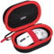 Tourmate Storage Case for Glorious/TMKB Falcon M1SE/HyperX Gaming Wireless Mouse, Model O/D RGB Mouse with Lights Hard Travel Case, Protective Carrying Storage Bag(Only Box) (Black & Red)