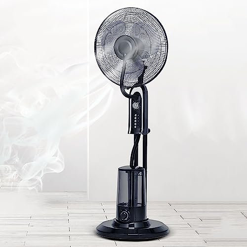 KANBUN Mist fan Atomizing Fan,Industrial Humidifier Mist Industrial Household Refrigeration Air Conditioning Water-Cooled Vertical Circulation Fan,3 Mist Mode Indoors/Outdoors