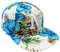 Jeamis Kids NY USA Kinder Snapback Baseball Cap Kappe Cappy Unisex Trucker Starter Basecap Mütze Hawaii Sommer Kult für Junge und Mädchen (DE/NL/SE/PL, Alphanumerisch, Einheitsgröße, NY Hawaii Blau)