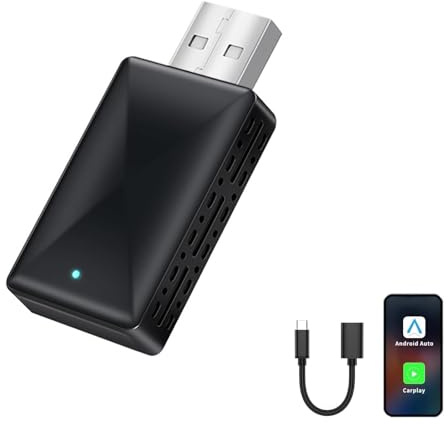 Qzonnect Wireless CarPlay Adapter for iPhone, Convert Factory Wired CarPlay to Wireless Dongle, 5GHz WiFi Fast Auto Connection, Plug & Play (Only for Original Wired CarPlay Cars 2016-2024, iOS 10+)