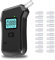 HEEGFF Alkoholtester, Polizeigenau Alkoholmessgeräte mit 20 Mundstücken, Professioneller Alkoholmessgerät, Alkohol Tester mit Digitaler LCD-Anzeige und Halbleiter Sensorik
