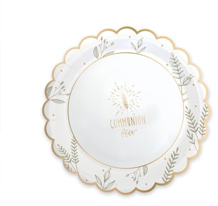 STC Pack 6 assiettes communion