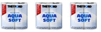 Thetford Aqua Soft Toilet Rolls Bulk Pack x 3