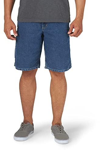 Lee Men's Carpenter Jean Short, Original Stone, 42