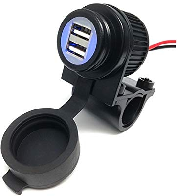 Cliff Top 3,3 Ampere Motorradlenker USB-Ladegerät - für GPS, Navi und Smartphone usw.